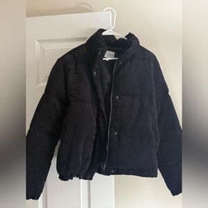Love Tree Black Corduroy Jacket